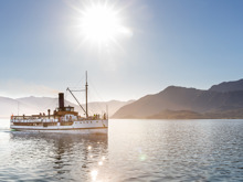 Vintage Steamship, TSS Earnslaw, Cruises across Lake Wakatipu in Queenstown