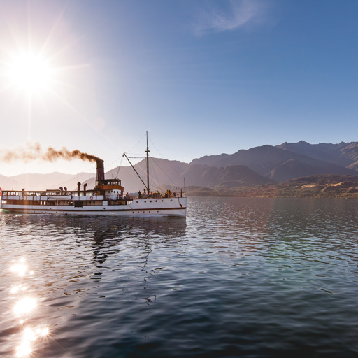 Vintage Steamship, TSS Earnslaw, Cruises across Lake Wakatipu in Queenstown