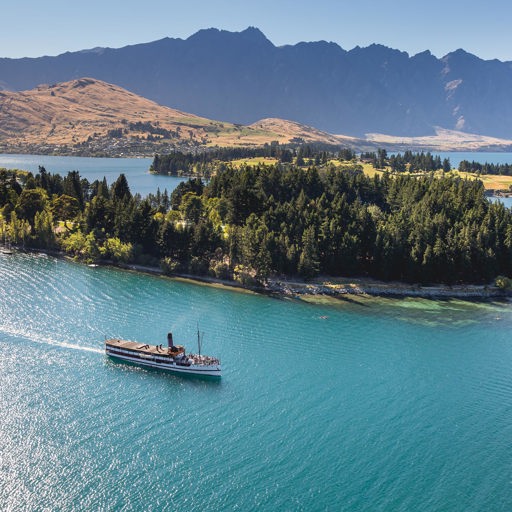 Vintage Steamship, TSS Earnslaw, Cruises across Lake Wakatipu in Queenstown