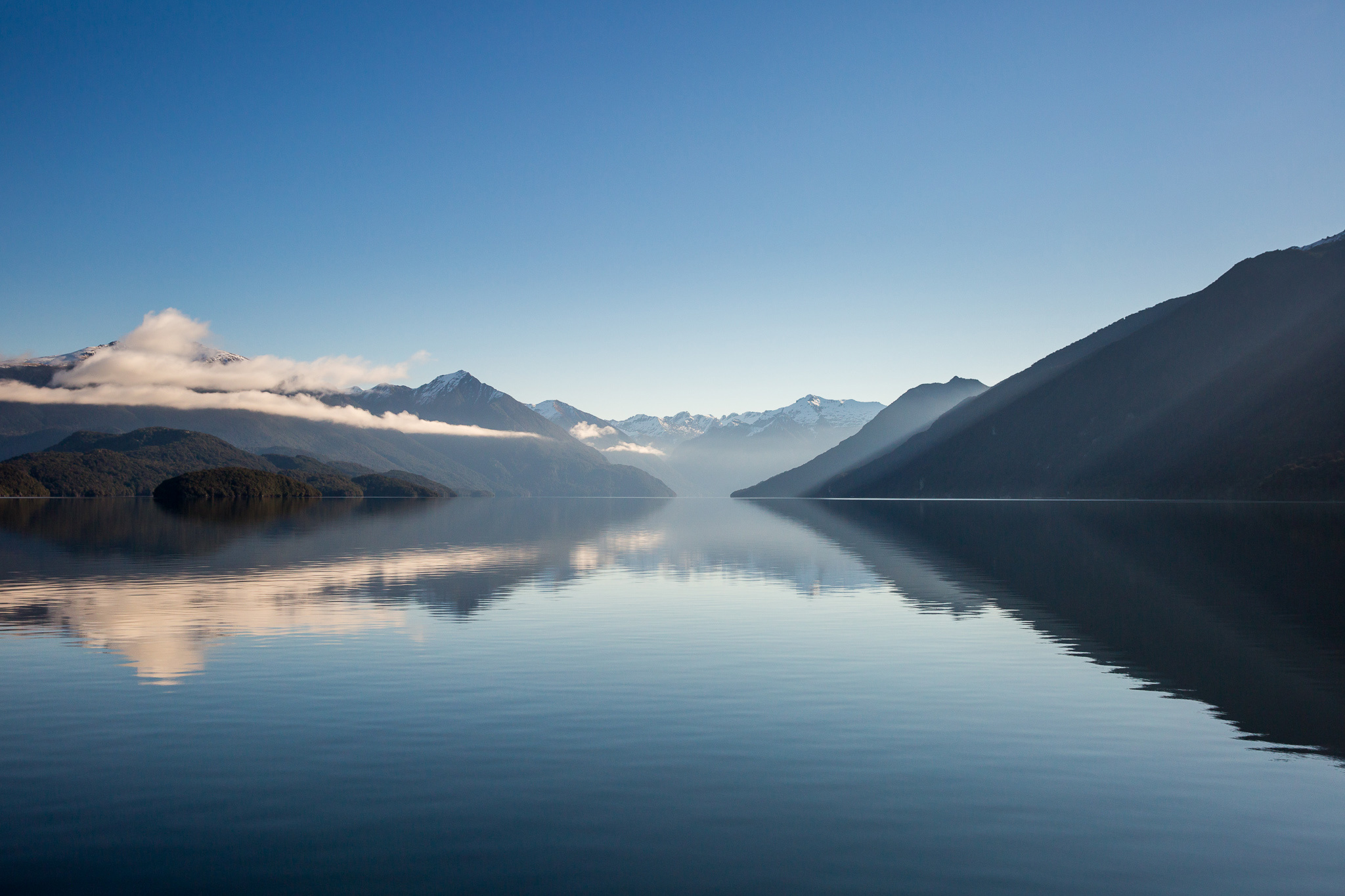 Reflections on Lake Te Anau