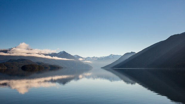 Reflections on Lake Te Anau