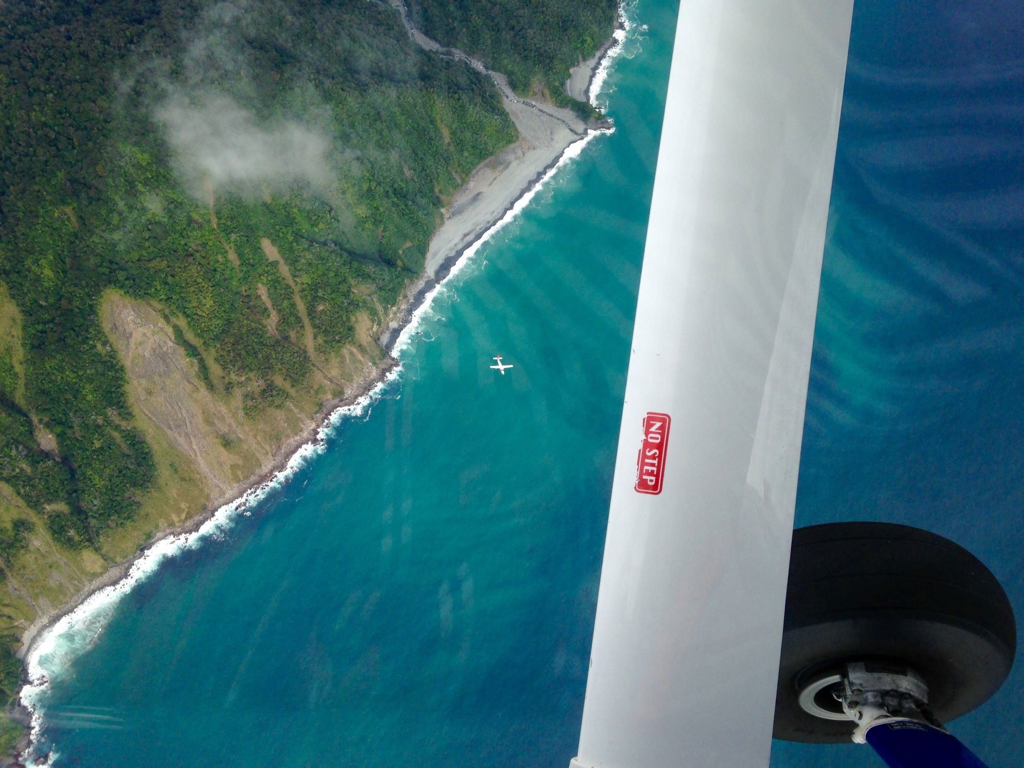 Flying to Milford Sound