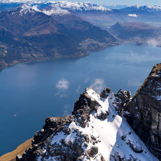 Lake Wakatipu from above