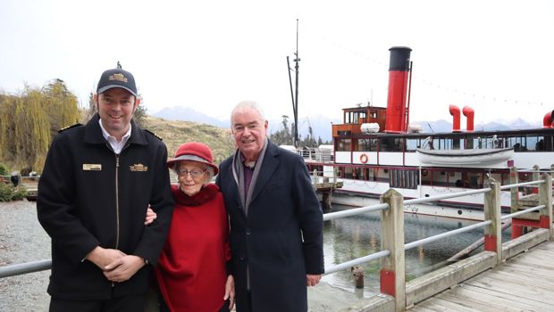 Three generations of Hutchins on first TSS sailing post-lockdown