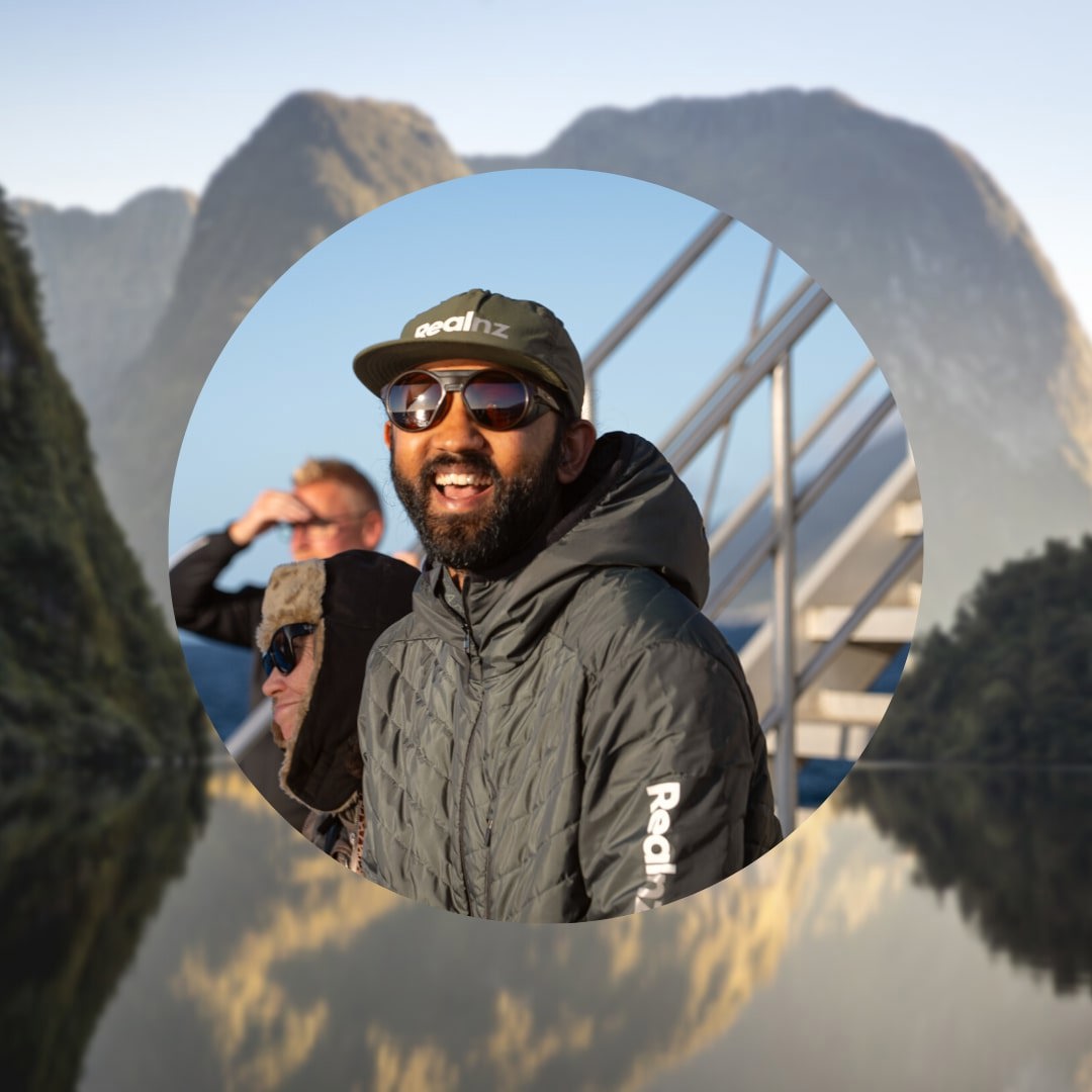 Team member in Doubtful Sound