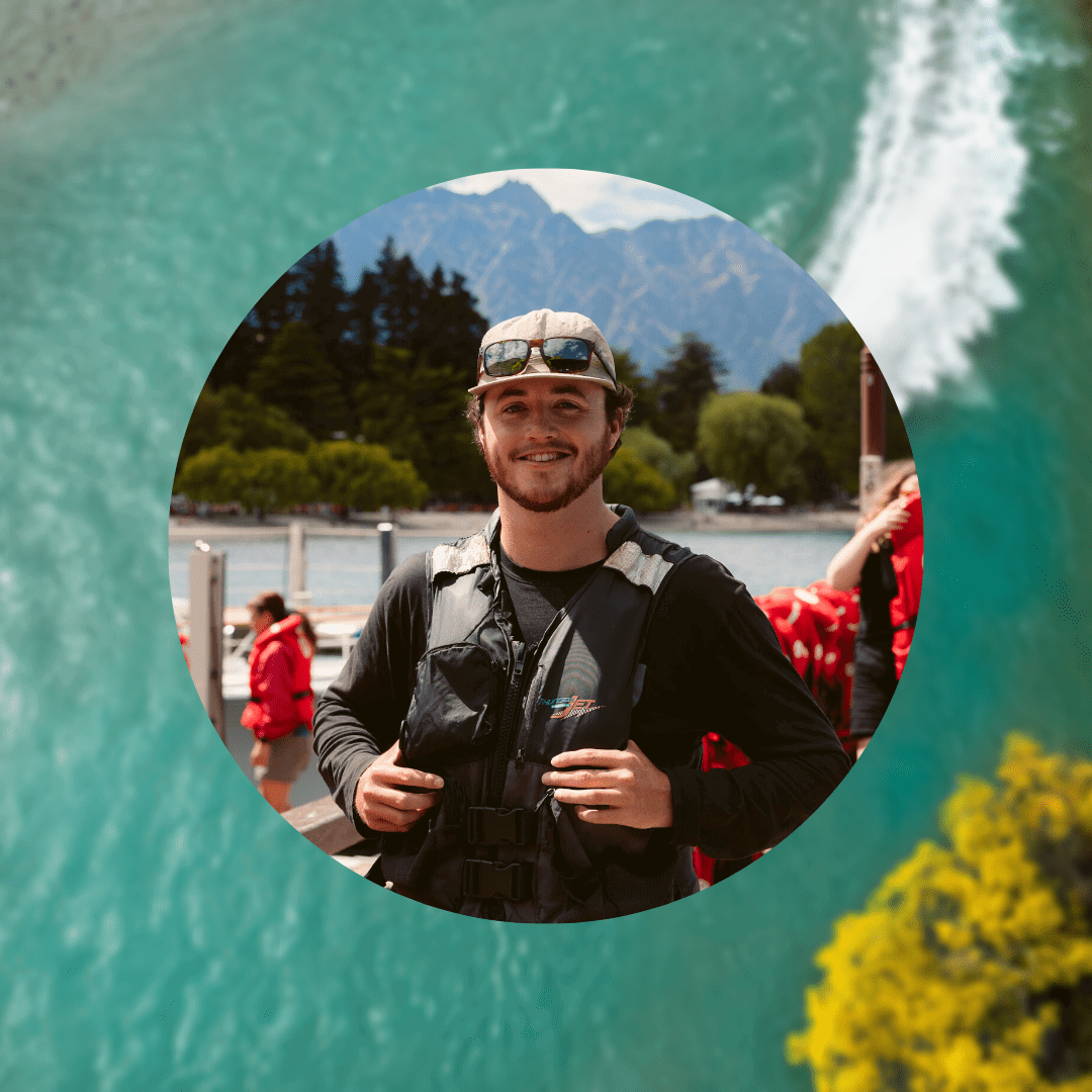 Headshot of one of our Jetboat drivers, Luke