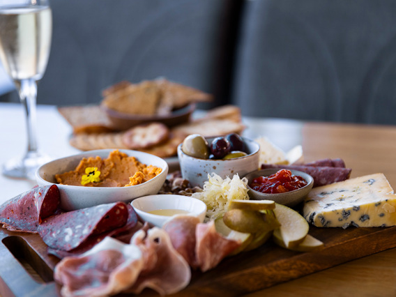 Cheese board on the spirit of queenstown