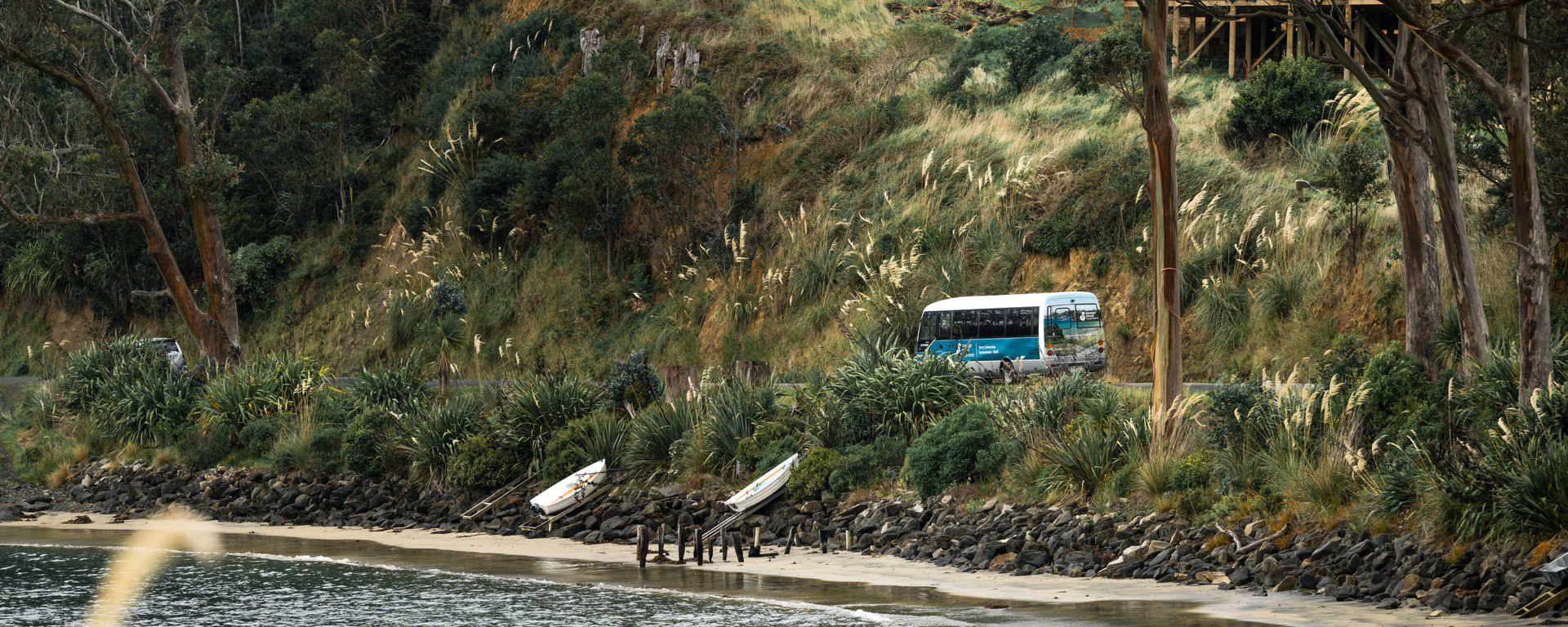 Coach exploring oban 